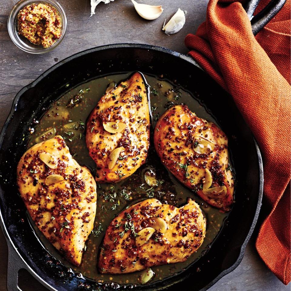 Maple-Mustard Glazed Chicken