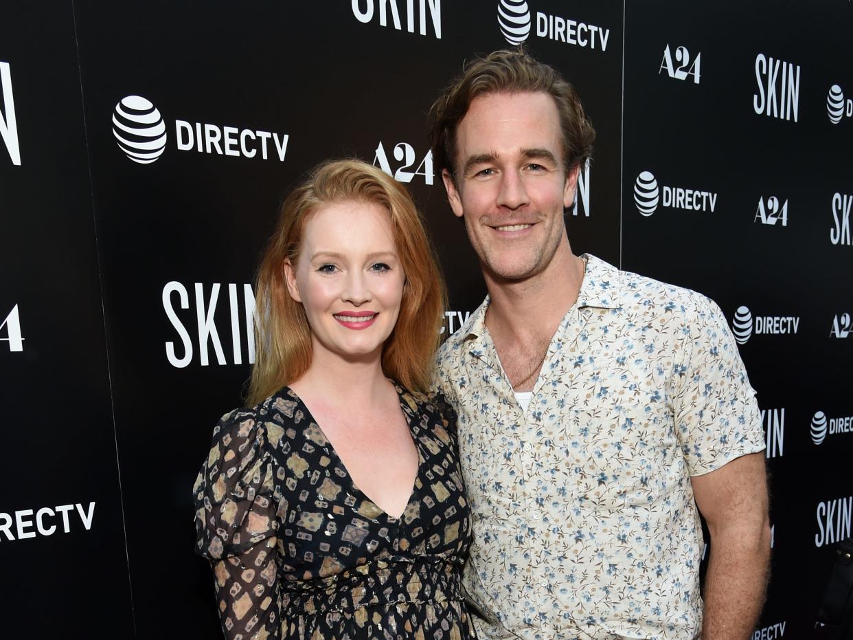 James Van Der Beek and his wife Kimberly