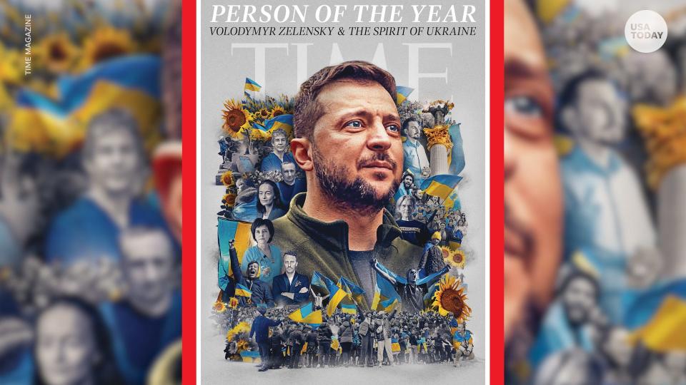 Time magazine has chosen Ukrainian president Volodymyr Zelenskyy as the 2022 "Person of the Year."