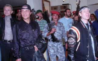 The Scorpions in Beirut, 1996 - AP