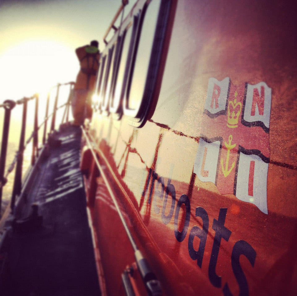 A RNLI lifeboat in Bridlington, East Yorkshire, taken by Jamie McHale (Jamie McHale/Rex Features)