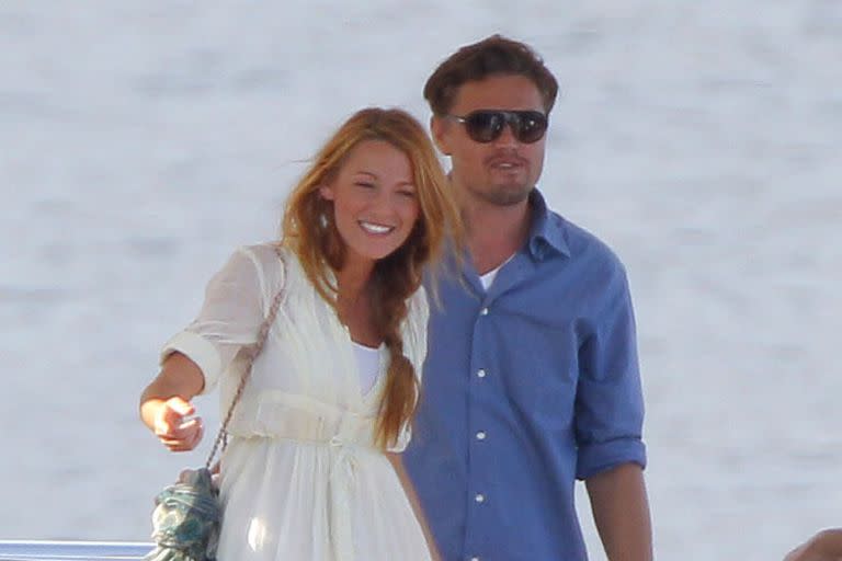 Leonardo Di Caprio  y Blake Lively, en Cannes