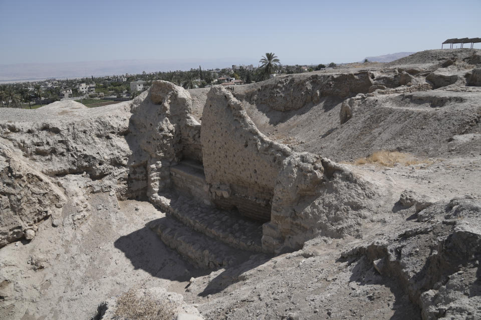 Tell es-Sultan archaeological near Jericho, West Bank, site is seen Sunday, Sept. 17, 2023. A U.N. conference voted Sunday to list the site as a World Heritage Site in Palestine, a decision likely to anger Israel, which controls the territory and does not recognize a Palestinian state.(AP Photo/Mahmoud Illean)