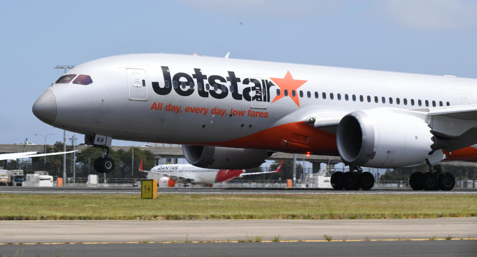 Jetstar plane. 