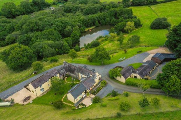 Looking down on the property. Picture: John Francis, Tenby