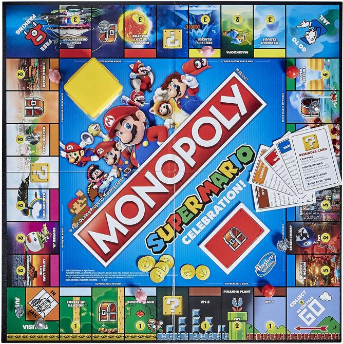 Así lucen el Monopoly y el Jenga de <em>Super Mario Bros.</em>