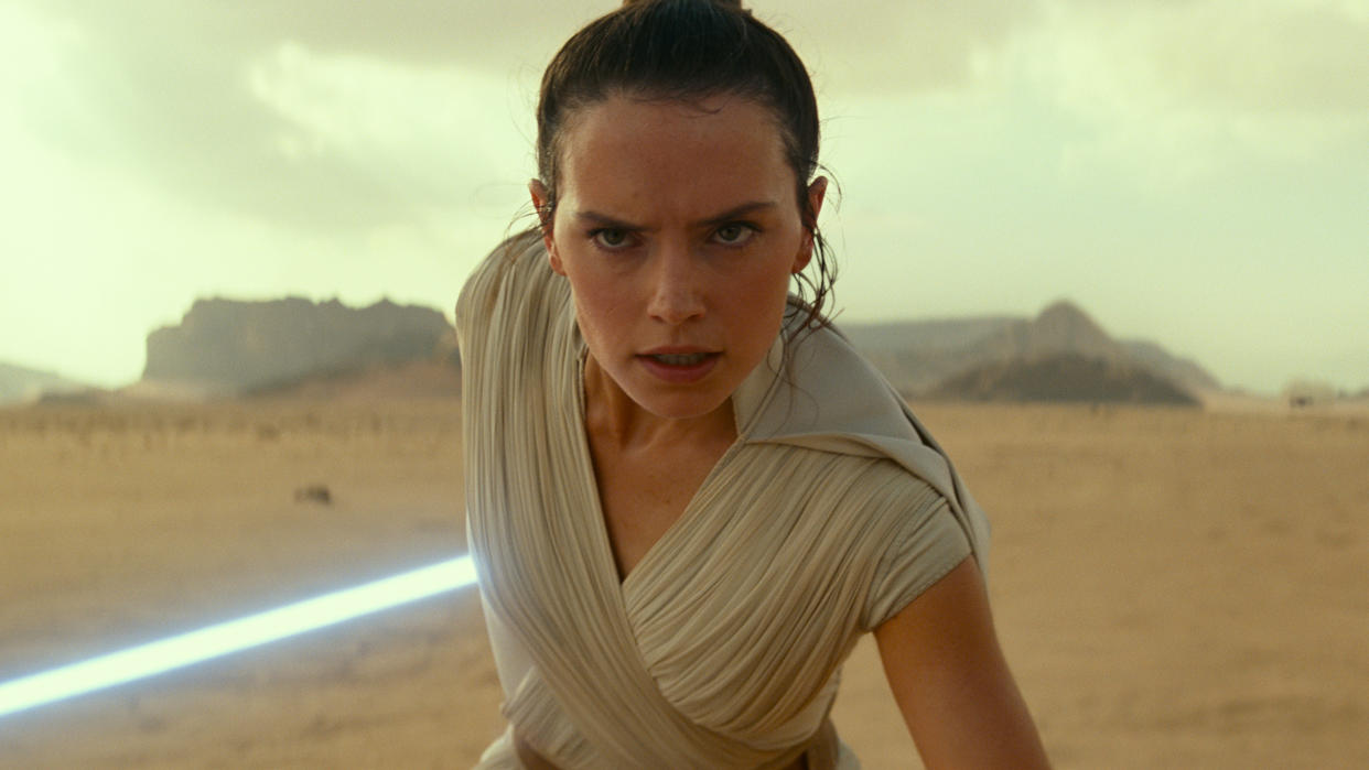 Daisy Ridley as Rey in 'Star Wars: The Rise of Skywalker'. (Credit: Disney/Lucasfilm)