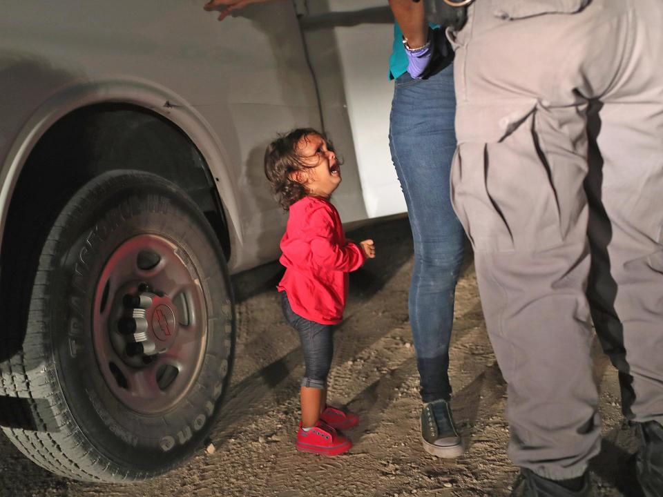 Trump says it is the Democrats' fault children are being taken away from their families at the US border