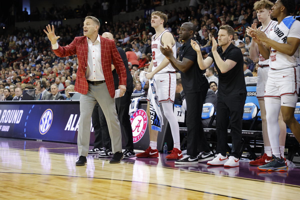 March Madness: Alabama survives messy battle with Grand Canyon to reach the Sweet 16