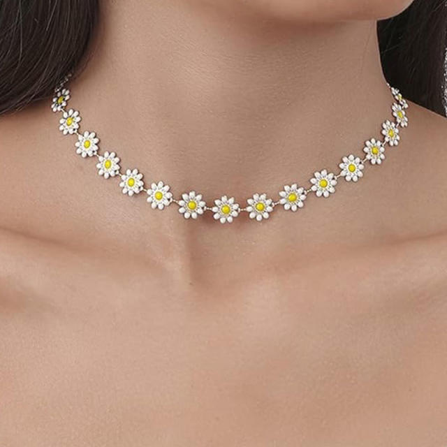  Long tiantian Gold Star Choker Necklace Colourful