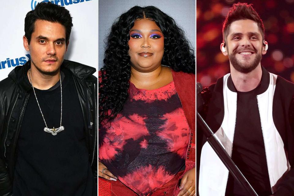 getty (3) John Mayer, Lizzo and Thomas Rhett