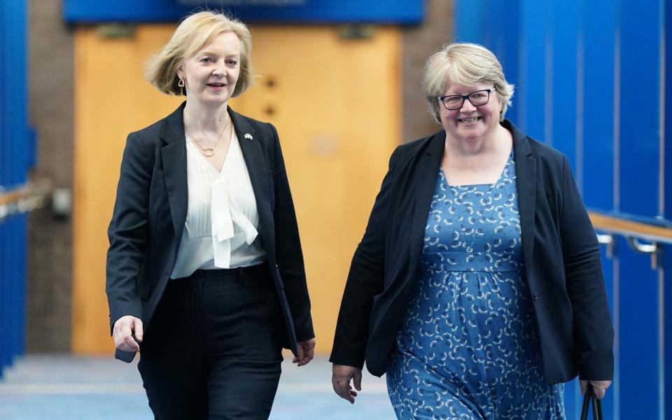 Therese Coffey says she was proud to help Liz Truss get elected as Conservative leader - Jacob King/PA 