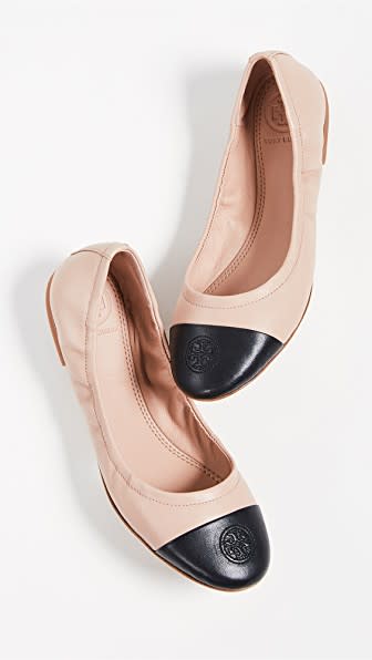 Cap Toe Ballet Flats