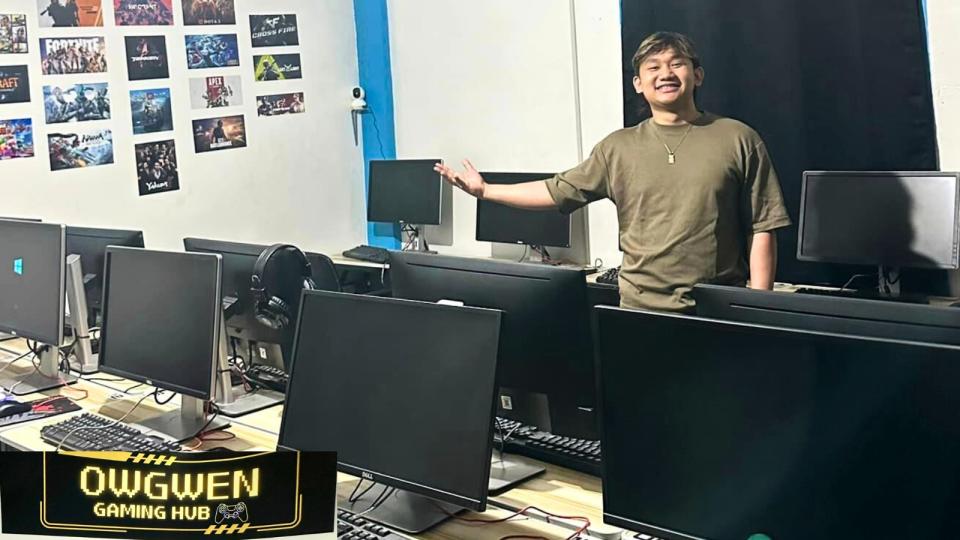 Owgwen said one of his main motivations to keep going is money--and he's used some of his winnings to recently open a Gaming and Internet Cafe. (Photo: Owgwen Gaming)