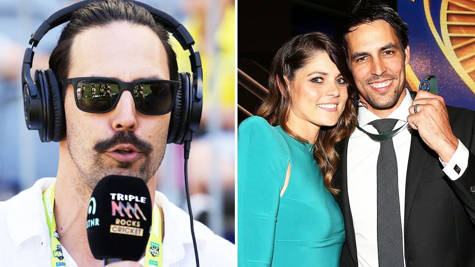 Mitchell Johnson, pictured here at the Australian Cricket Awards in 2014.