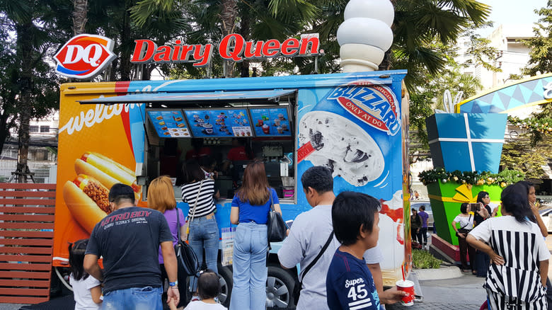 Dairy Queen stand in Thailand