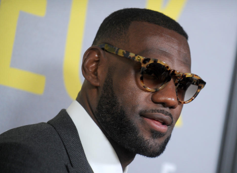 LeBron James attends the 'Trainwreck' Premiere at Alice Tully Hall in New York on July 14, 2015.