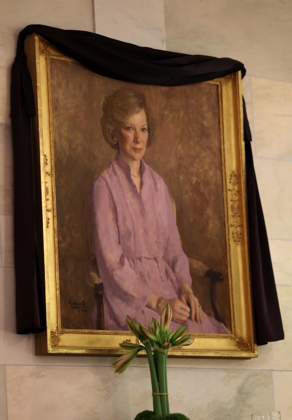 Rosalynn Carter in a portrait at the White House (Getty Images)