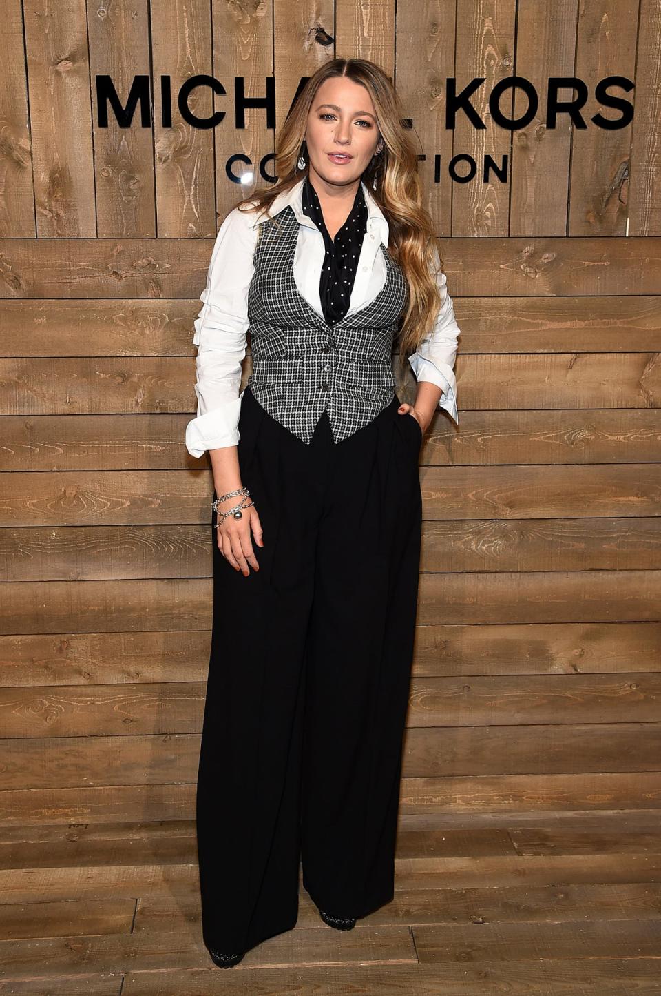 Looking suave in Michael Kors at their runway show in 2020: (Getty Images for Michael Kors)