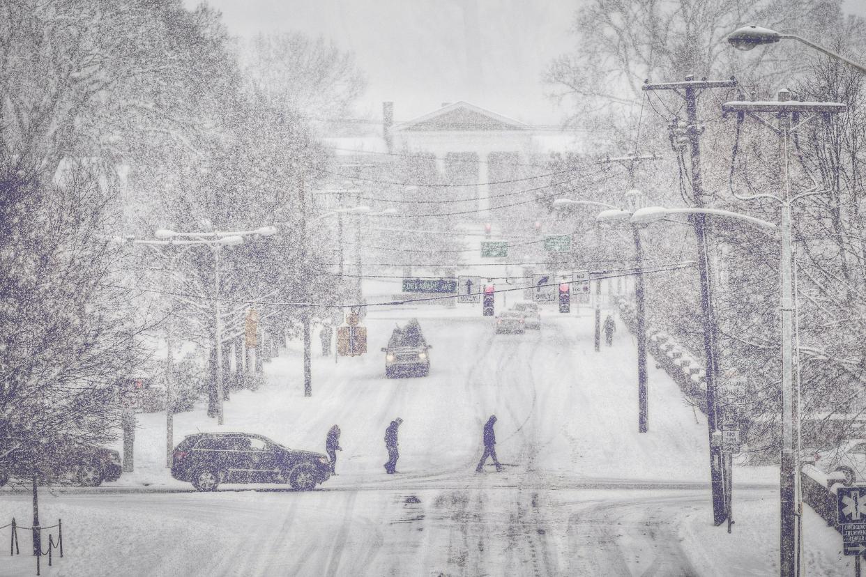 newark, delaware during snowstorm