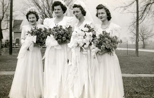 Old wedding dressed can be hard to preserve. Photo: Getty