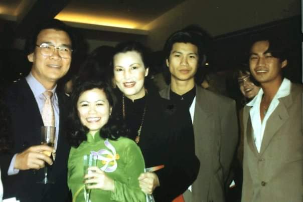 At the movie premiere of "Heaven & Earth" in December 1993 in Los Angeles, from left, Academy Award-winner Haing Ngor, Thuan Le Elston, Kieu Chinh, Dustin Nguyen and Thai Tai.