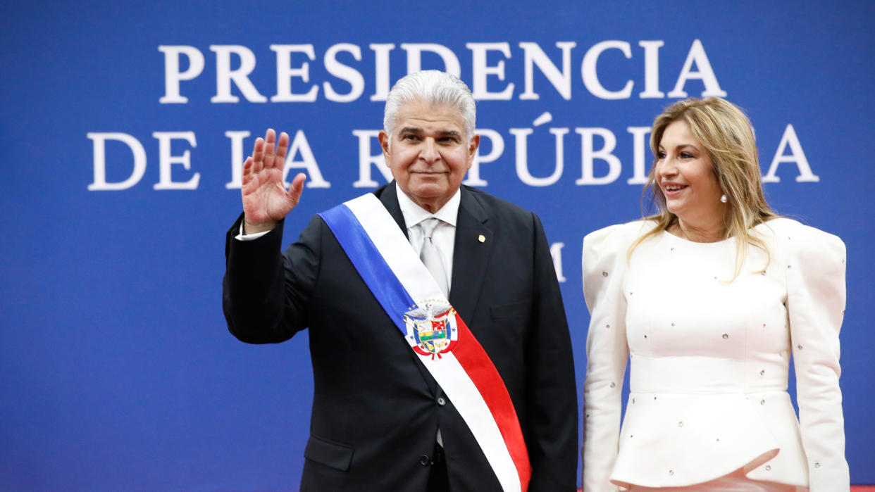  Panamanian President José Raúl Mulino sworn in. 