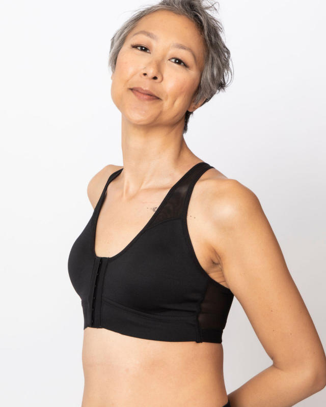 Knix Catalyst Front Zip Sports Bra on Marmalade