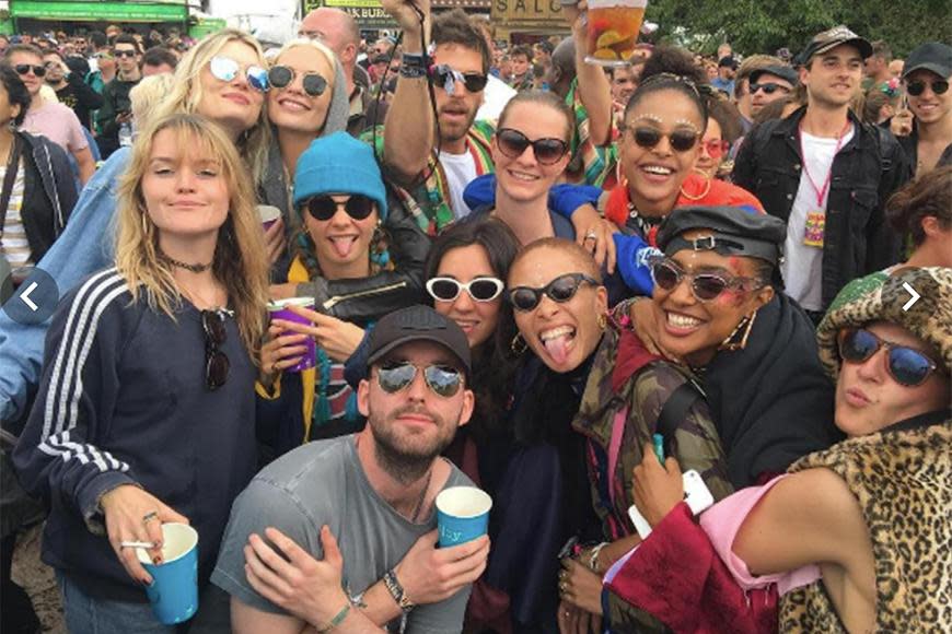 Celebs hit Glastonbury