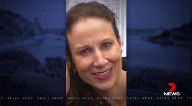 The desperate search continues for a missing Melbourne woman Elisa Curry, who vanished from her holiday home at the weekend. Picture: 7 News