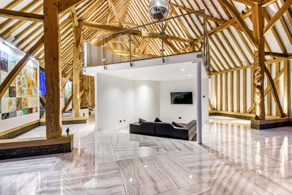 This converted barn has the wow factor. Photo: Sothebys International Realty