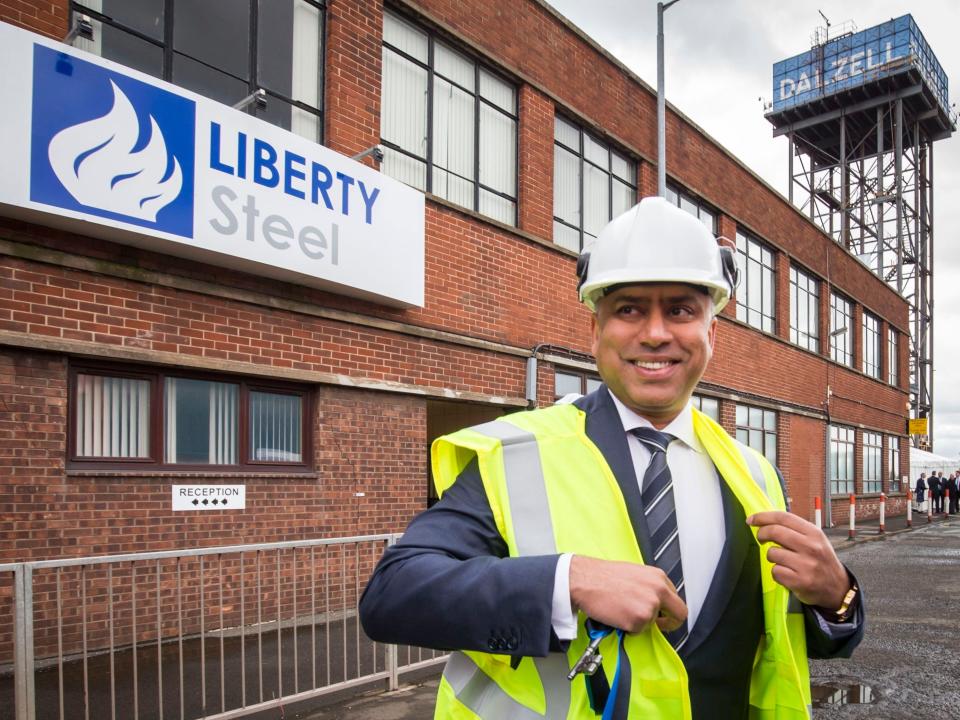 Sanjeev Gupta, the head of the Liberty Group (PA)