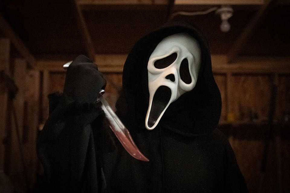 Ghostface in Scream - Credit: Courtesy of Paramount Pictures and Spyglass Media Group