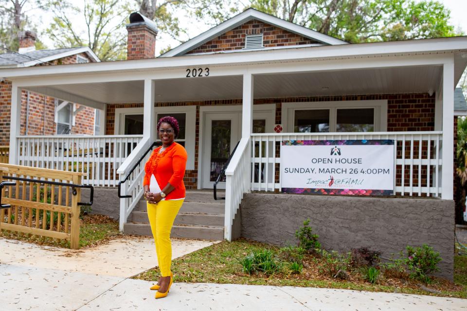 Juana Jordan, Executive Director of FAMU Wesley Foundation, also known as IMPACT, poses for a photo Wednesday, March 22, 2023. 