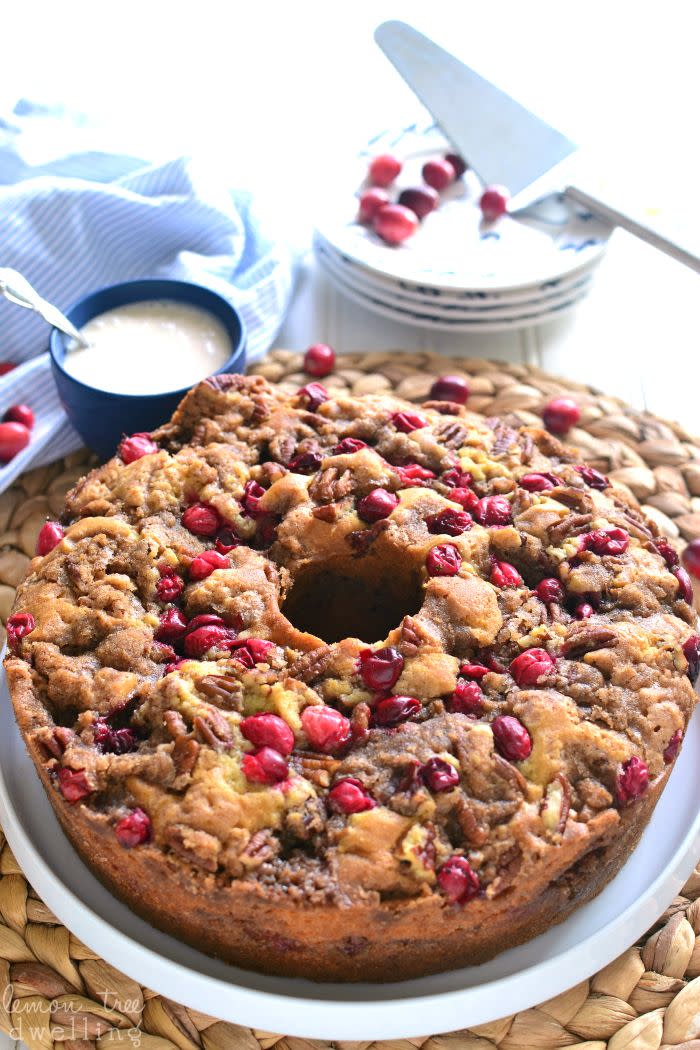 Cranberry Pecan Coffee Cake