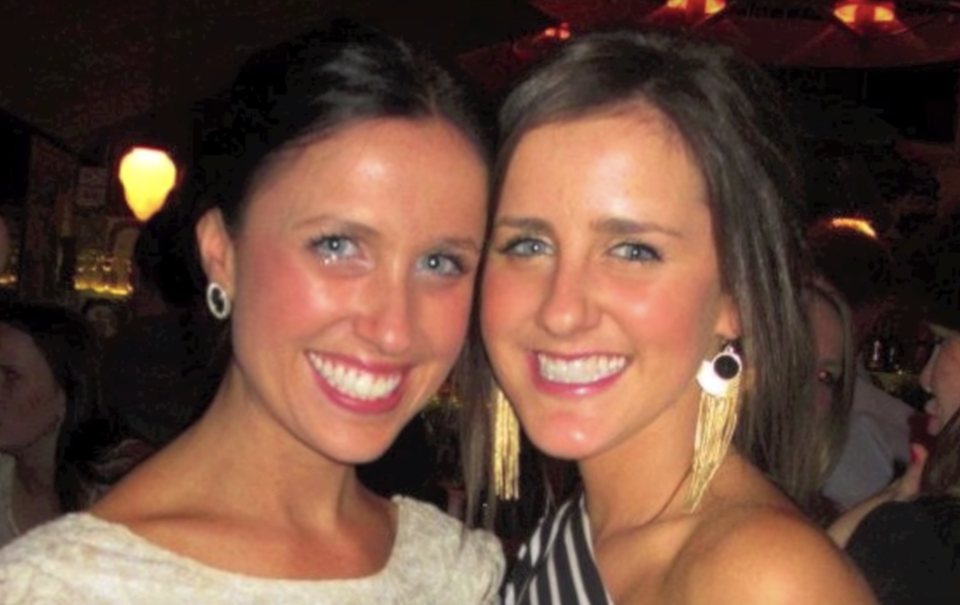 Nicole Fitzimons and Kate Fitzimons pictured smiling in a photo together. 