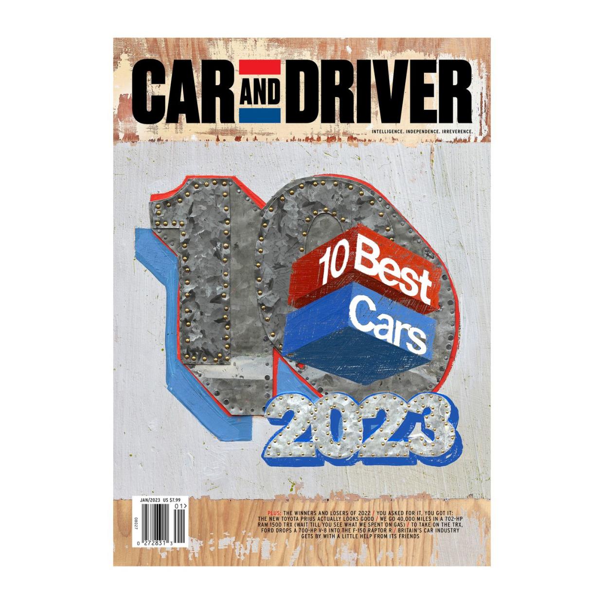 car and driver print magazine cover