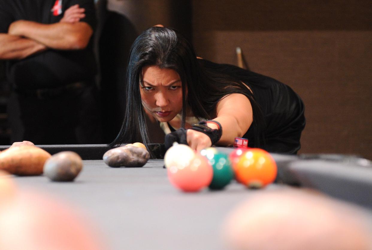 Pool player Jeanette Lee, pictured at New York Giants Justin Tuck’s 3rd Annual Celebrity Billiards Tournament at Slate on June 2, 2011 in New York City. Lee has been diagnosed with terminal cancer aged 49.  (Getty Images)