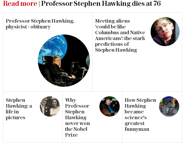 Read more | Professor Stephen Hawking