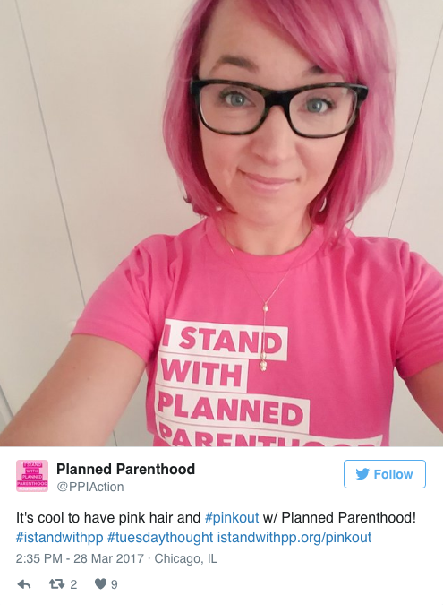 Here's how you can support Planned Parenthood's Pink Out Day.