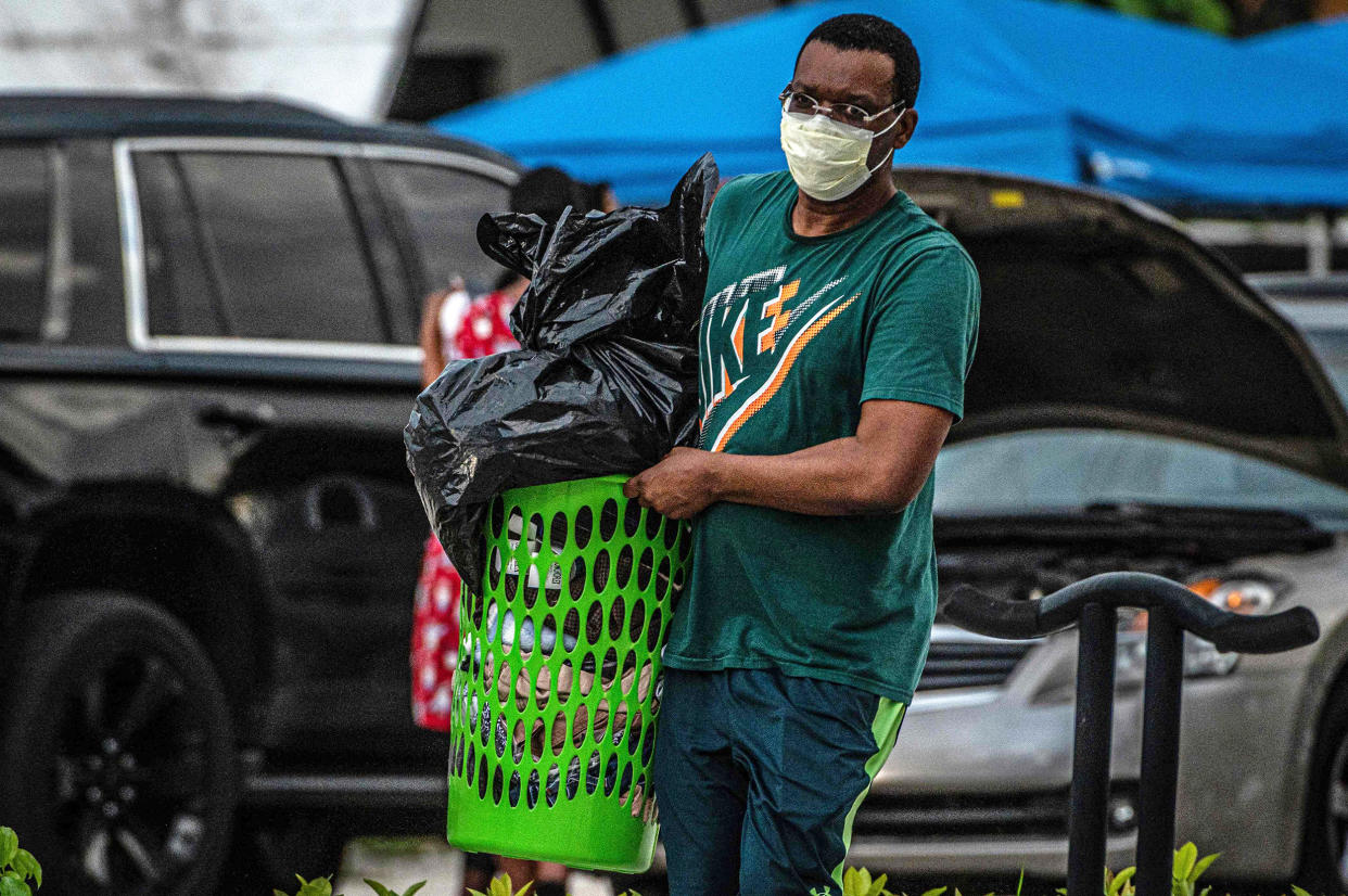 Image: Crestview Tower Evacuation (Giorgio Viera / AFP - Getty Images)