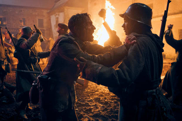 Felix Kammerer in a scene from Netflix's "All Quiet on the Western Front" (2022)<p>Reiner Bajo/Netflix</p>