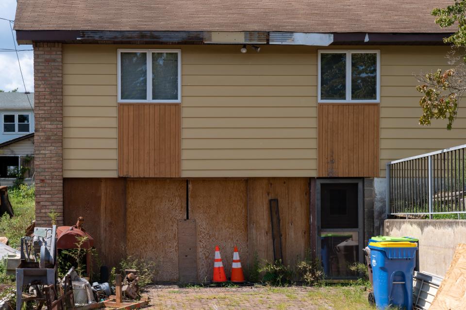 Some Manville residents decided to sell their homes, and many properties in the borough remain damaged or abandoned a year after Hurricane Ida.