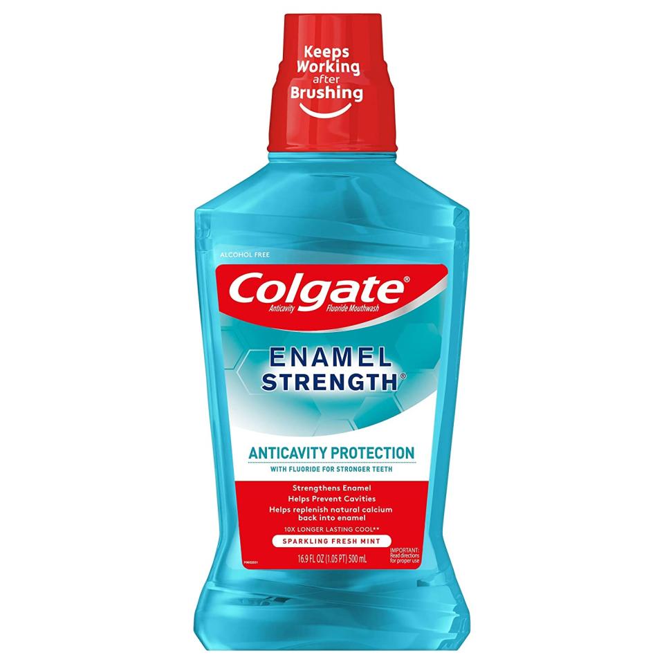 Colgate Enamel Strength Anticavity Fluoride Mouthwash; best fluoride mouthwash