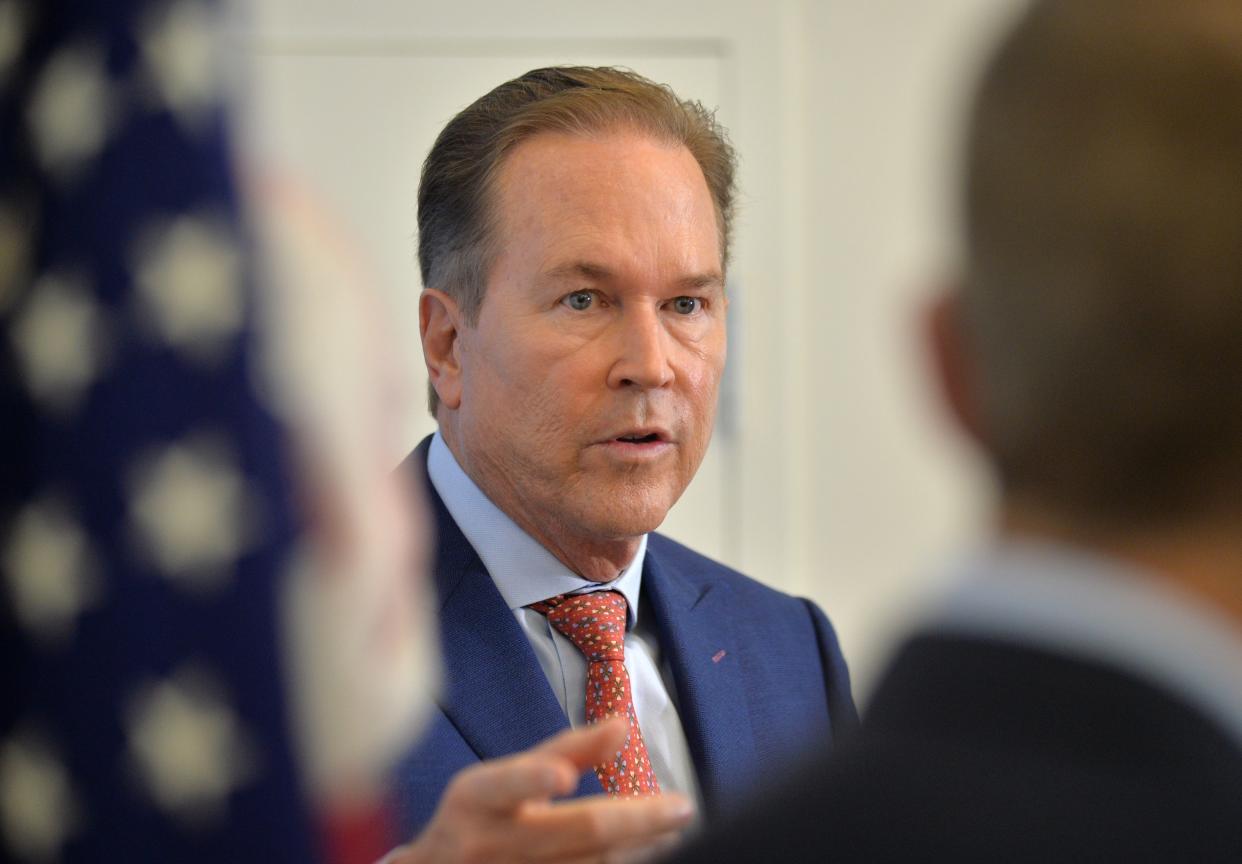 U.S. Rep Vern Buchanan's odds of chairing the powerful House Ways and Means Committee if Republicans win back control of Congress increased Monday when his chief rival for the job announced he is leaving Congress. [Herald-Tribune staff photo / Mike Lang]