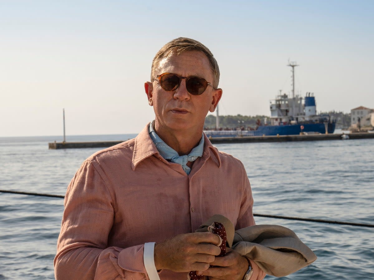 Blanc cheque: Daniel Craig as super-sleuth Benoit in ‘Glass Onion: A Knives Out Mystery' (John Wilson/Netflix)