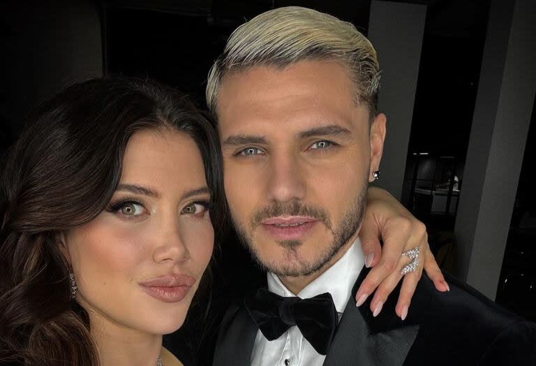 Wanda Nara y Mauro Icardi más enamorados que nunca, llevaron su amor al set de filmación