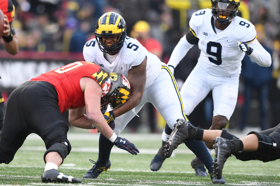 Aubrey Solomon was a five-star recruit in the class of 2017 for Michigan. (Photo by Mitchell Layton/Getty Images)