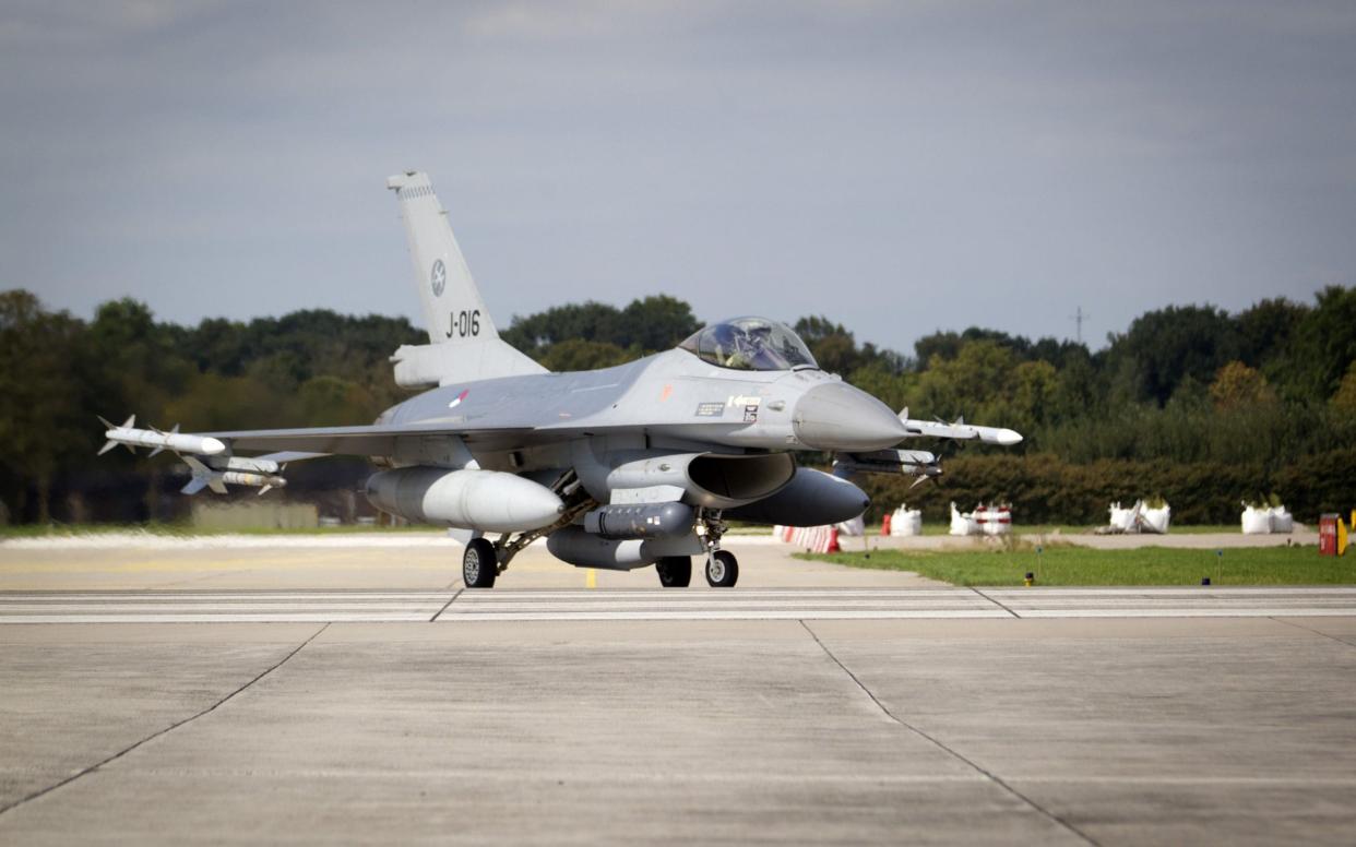 A Dutch F16 at the Volkel Air Base - JEROEN JUMELET/AFP/Getty Images