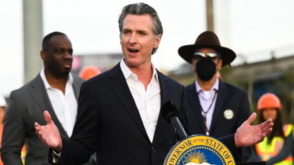 California Gov. Gavin Newsom signed a bill prohibiting the state’s school boards from banning inclusive or diverse educational materials and books. (Photo: Tayfun Coskun/Anadolu Agency via Getty Images)